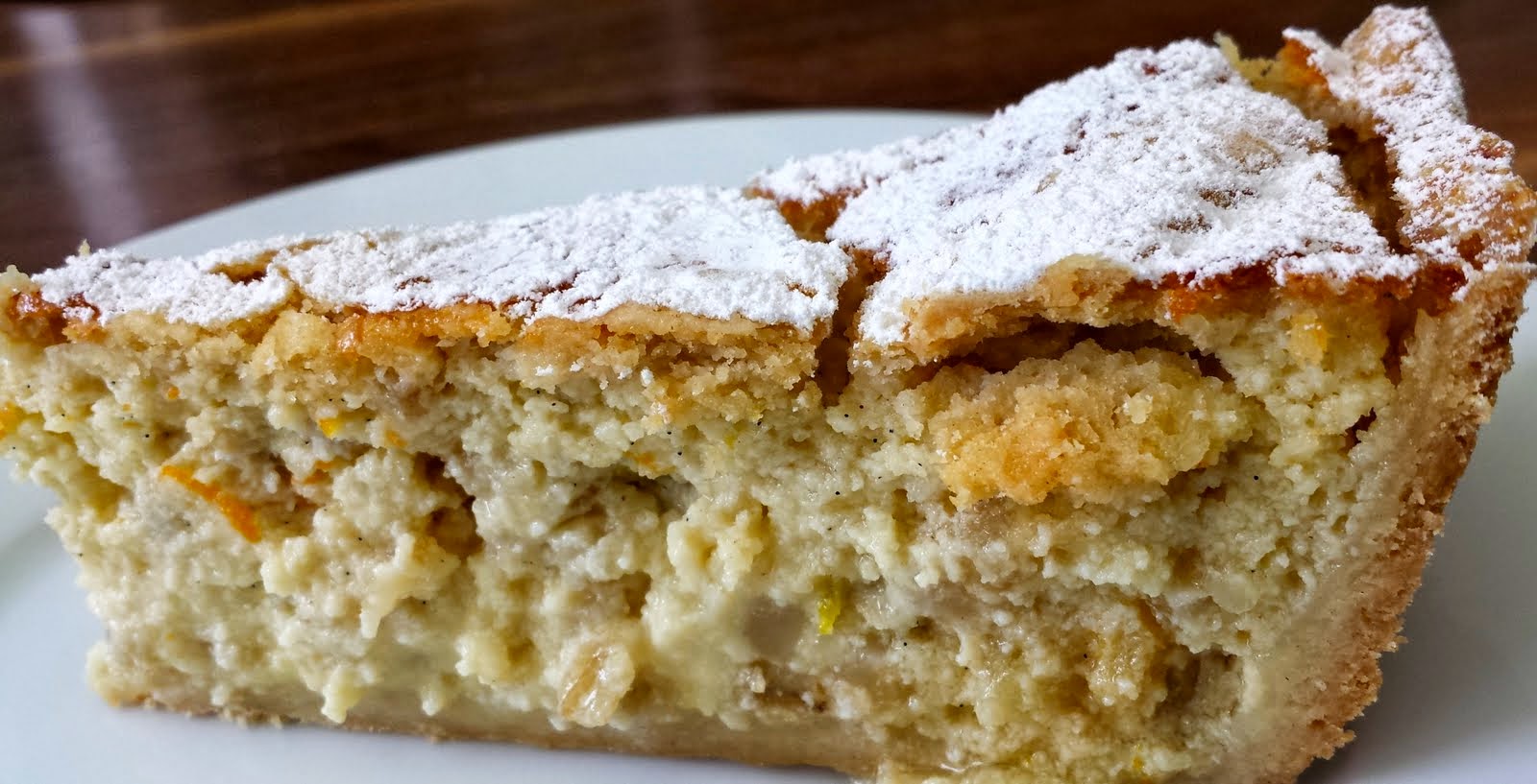 easter wheat pie pastiera di grano