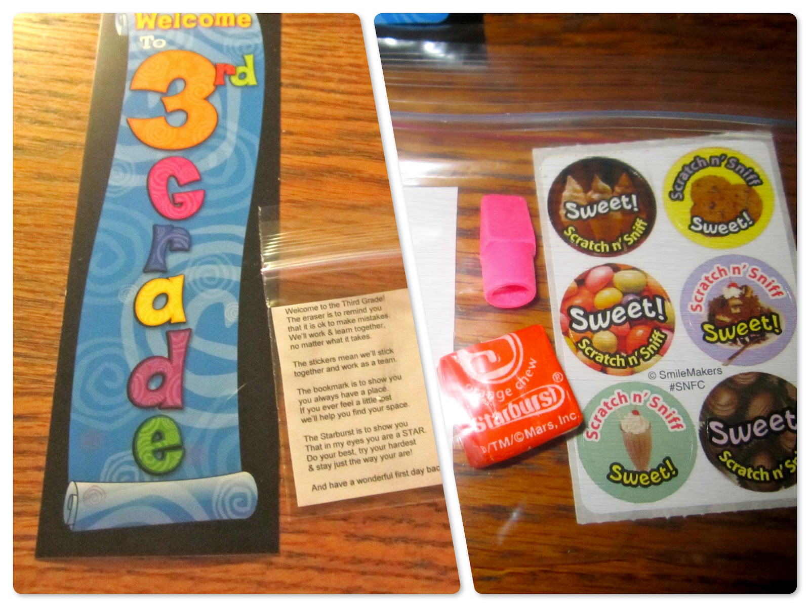 Back to school goodie bags from teachers, water bags to scare flies uk