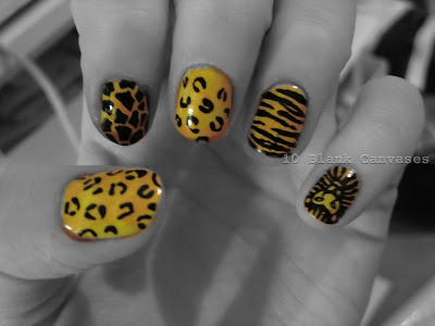 Lion Nail Design