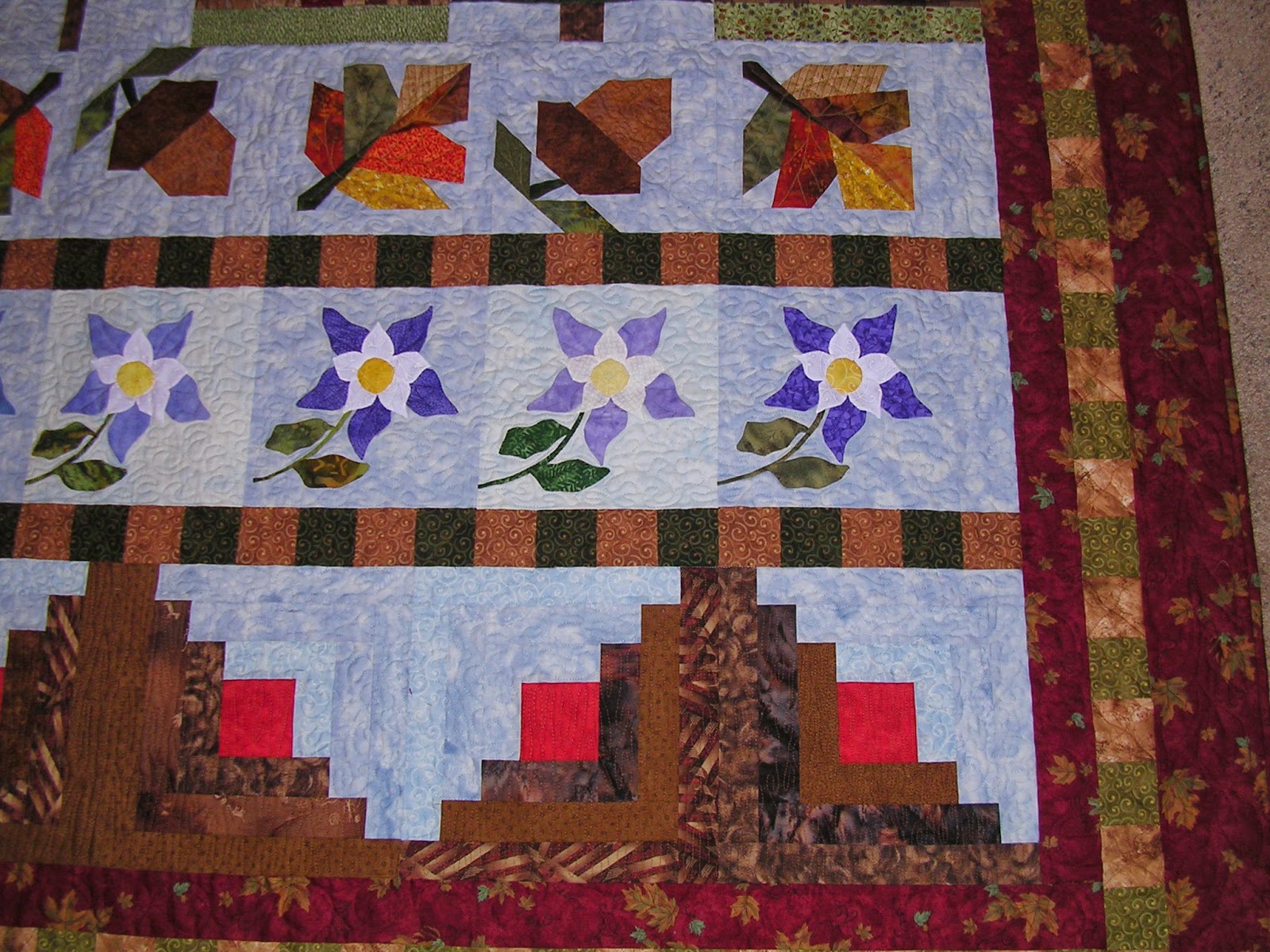 Sew Fun 2 Quilt Colorado Row Quilt