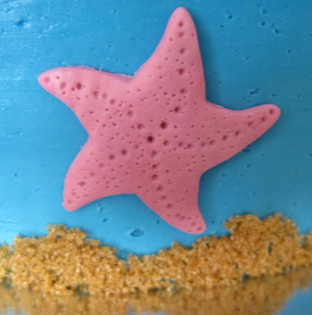 Starfish Birthday Cake