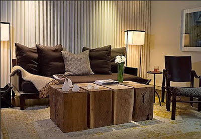 Wooden Living Room Interior Home Design