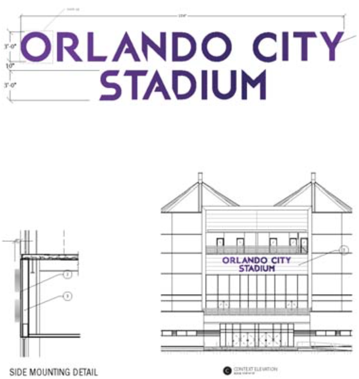 New Orlando City Soccer Stadium Submits Master Signage Plan