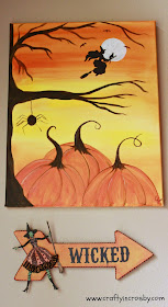 Inkadinkado Stamps, witch, witch stamp, Wicked, pumpkin painting