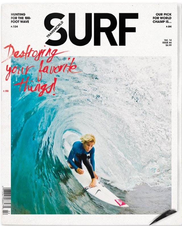 Quiksilver Reports Jack Robinson on the Cover of TransWorld Surf