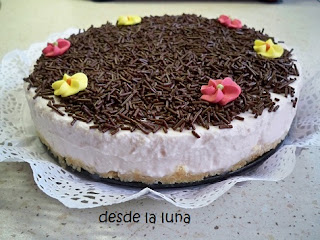 Tarta De Petit Suisse De Fresa
