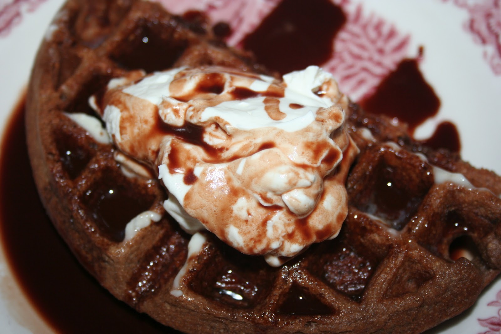 The Family That Prepares Together Mint Chocolate Chip Waffles