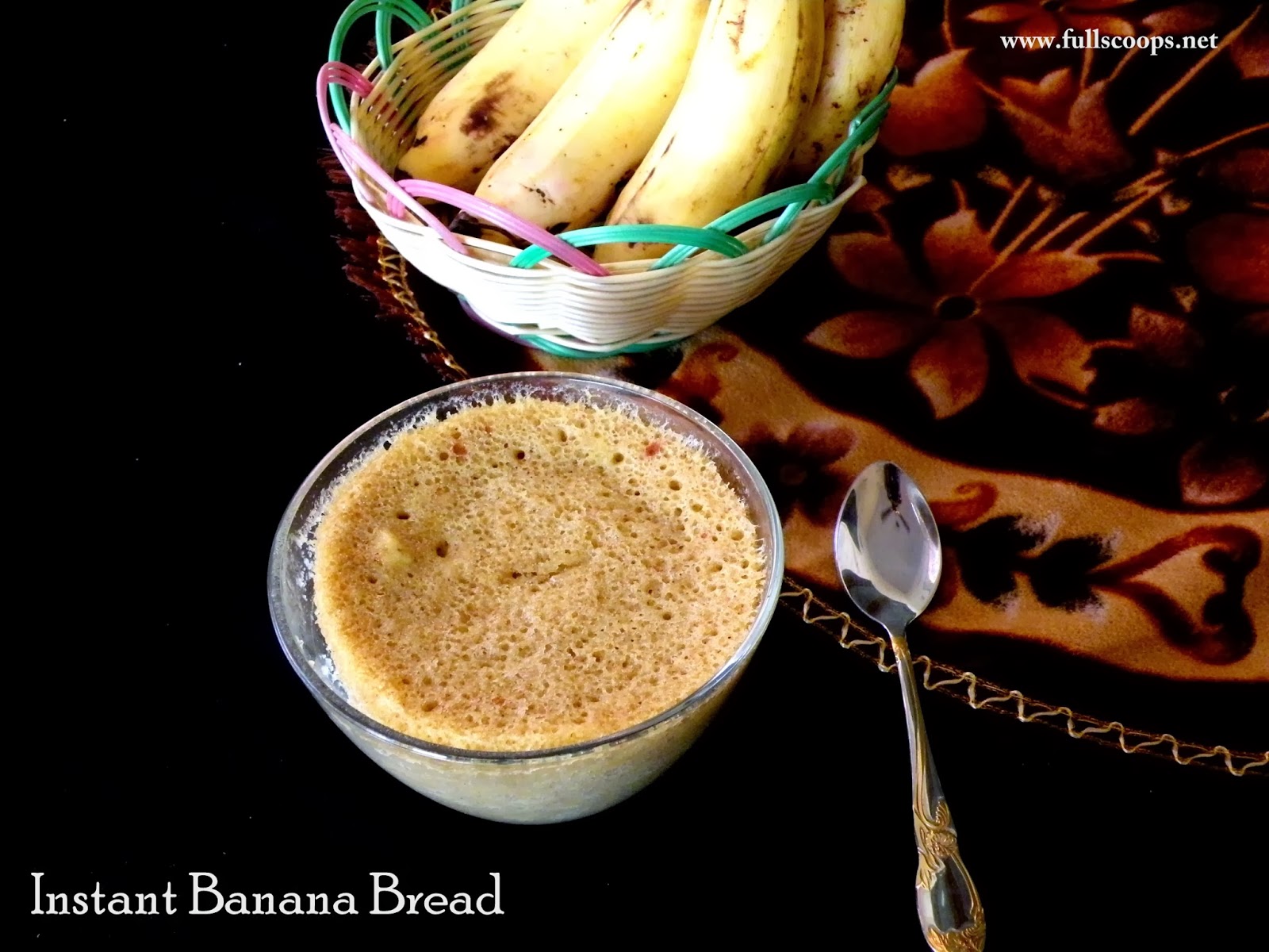 Instant Banana Bread Recipe (Microwave ) Full Scoops A food blog