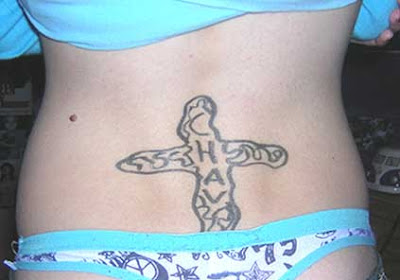 celtic cross tattoo for womens