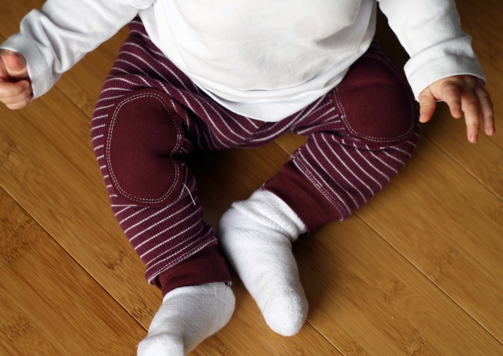 Running With Scissors Baby Leggings with knee pads