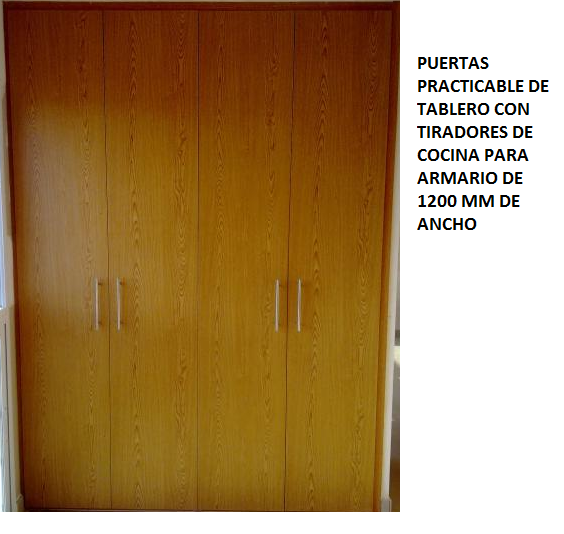 made of wood: FRENTES DE ARMARIOS ¿CORREDEROS O PRACTICABLES?