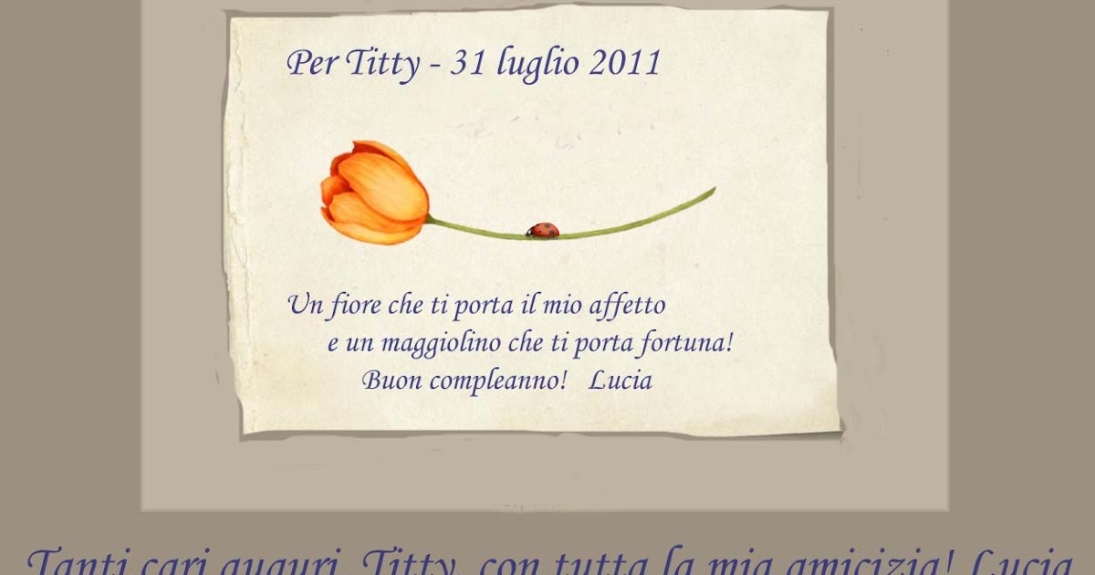 Buon Compleanno Alla Nuora