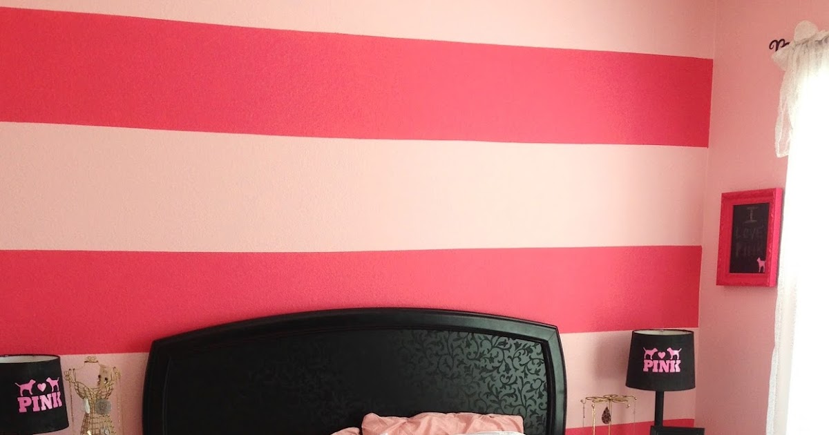 Craft Room Secrets Victoria's Secret Pink inspired bedroom