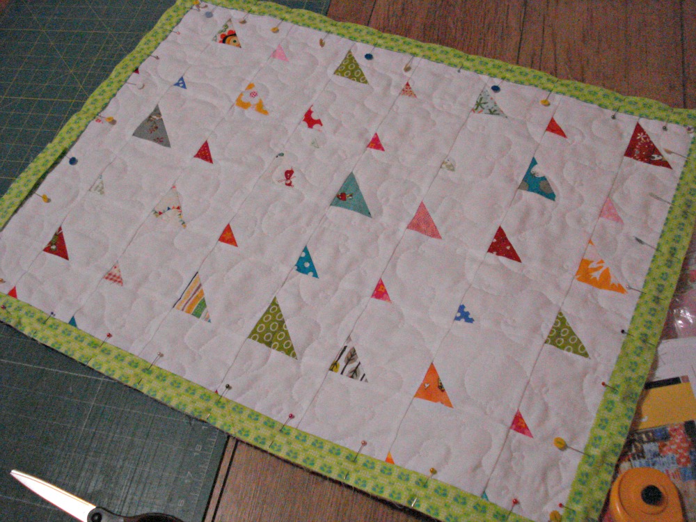 PatchworkDelights A Scrappy Pram Quilt