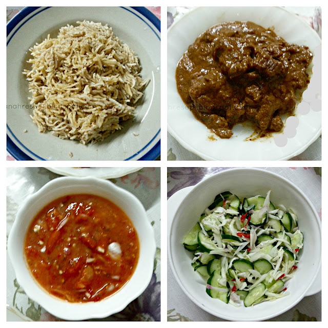 NASI DAGING  RESEPI NASI AYAM HAINAN PENYET MADU SHEILA RUSLY