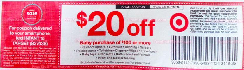 target coupons diapers in store