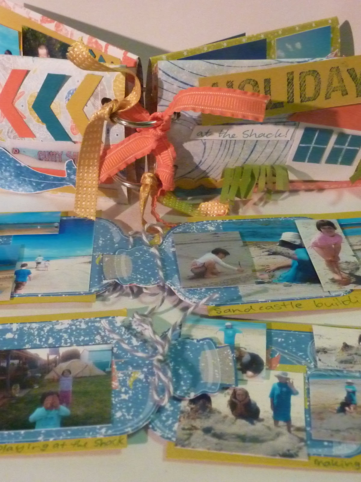 Crafty Cow Creations toilet paper roll mini album