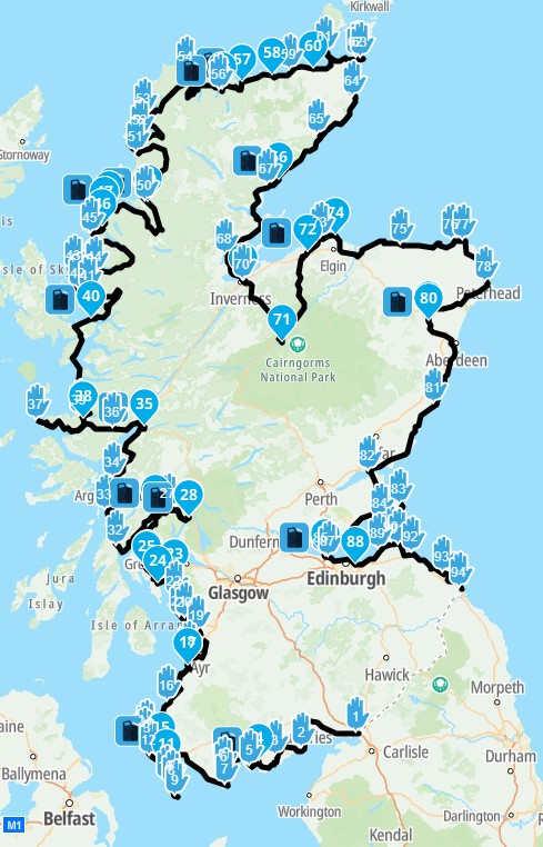 Tour Route - Scotland