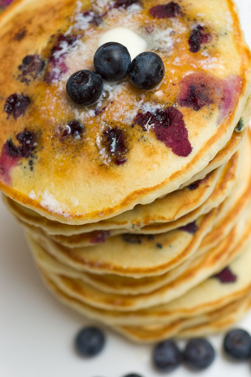 Sugar & Spice by Celeste: Drool-Worthy Blueberry Buttermilk Pancakes