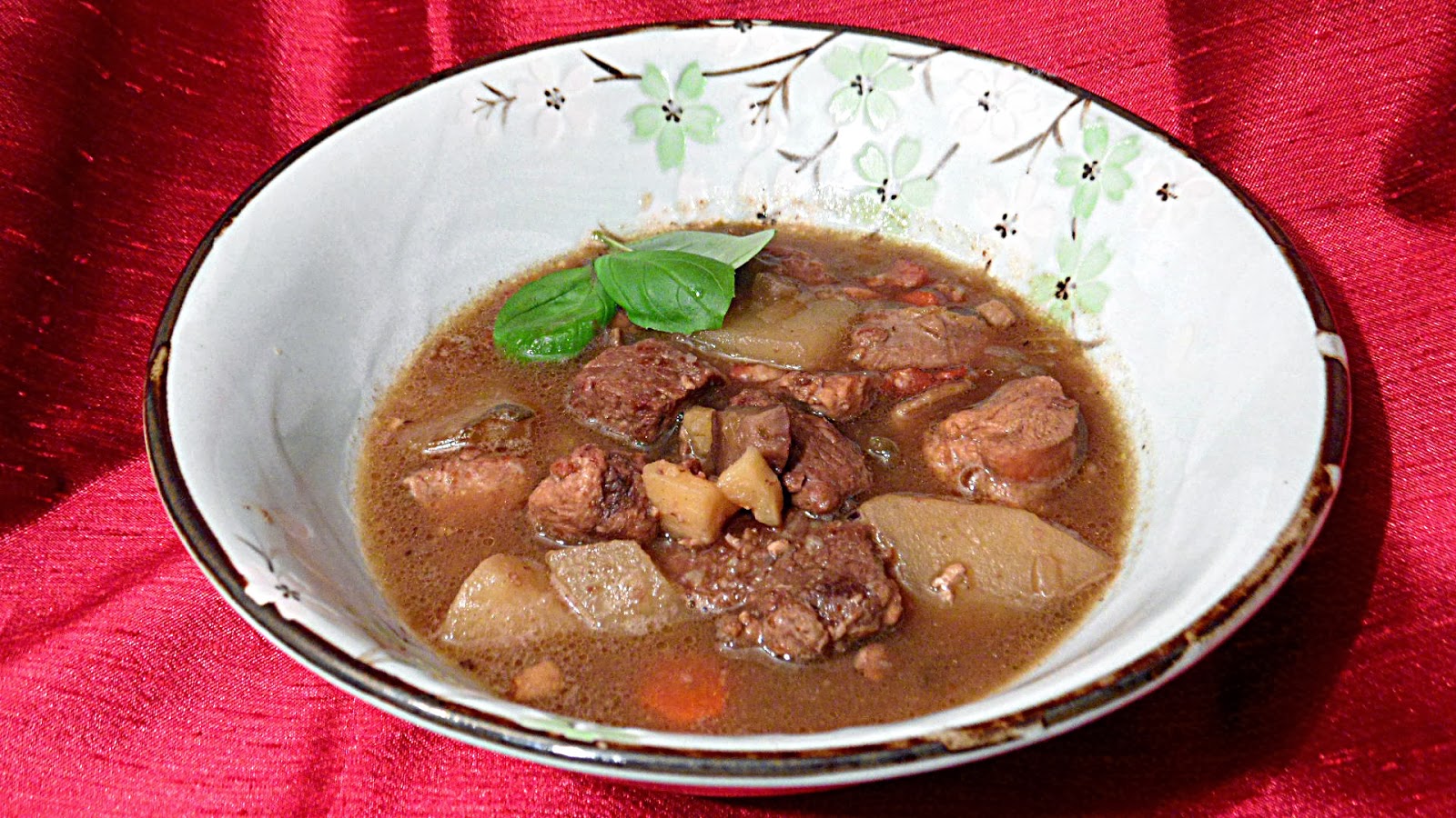 Chez Maximka Game casserole with porcini and chestnuts