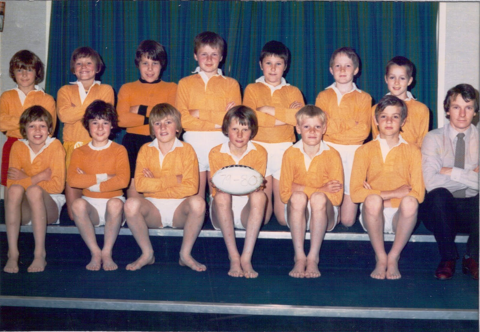 Newbold Verdon Primary School The Rugby Team 1980