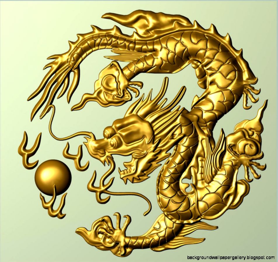 Head Of Dragon Emblem Creative Wallpaper