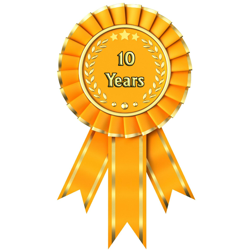 We turned 10 years!