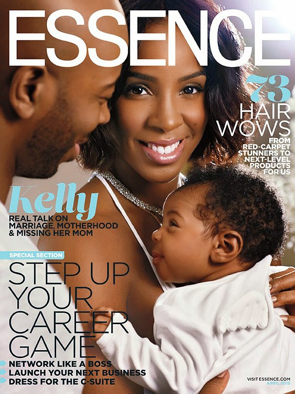 Sip On This... Awww Kelly Rowland and her new Family Grace the cover
