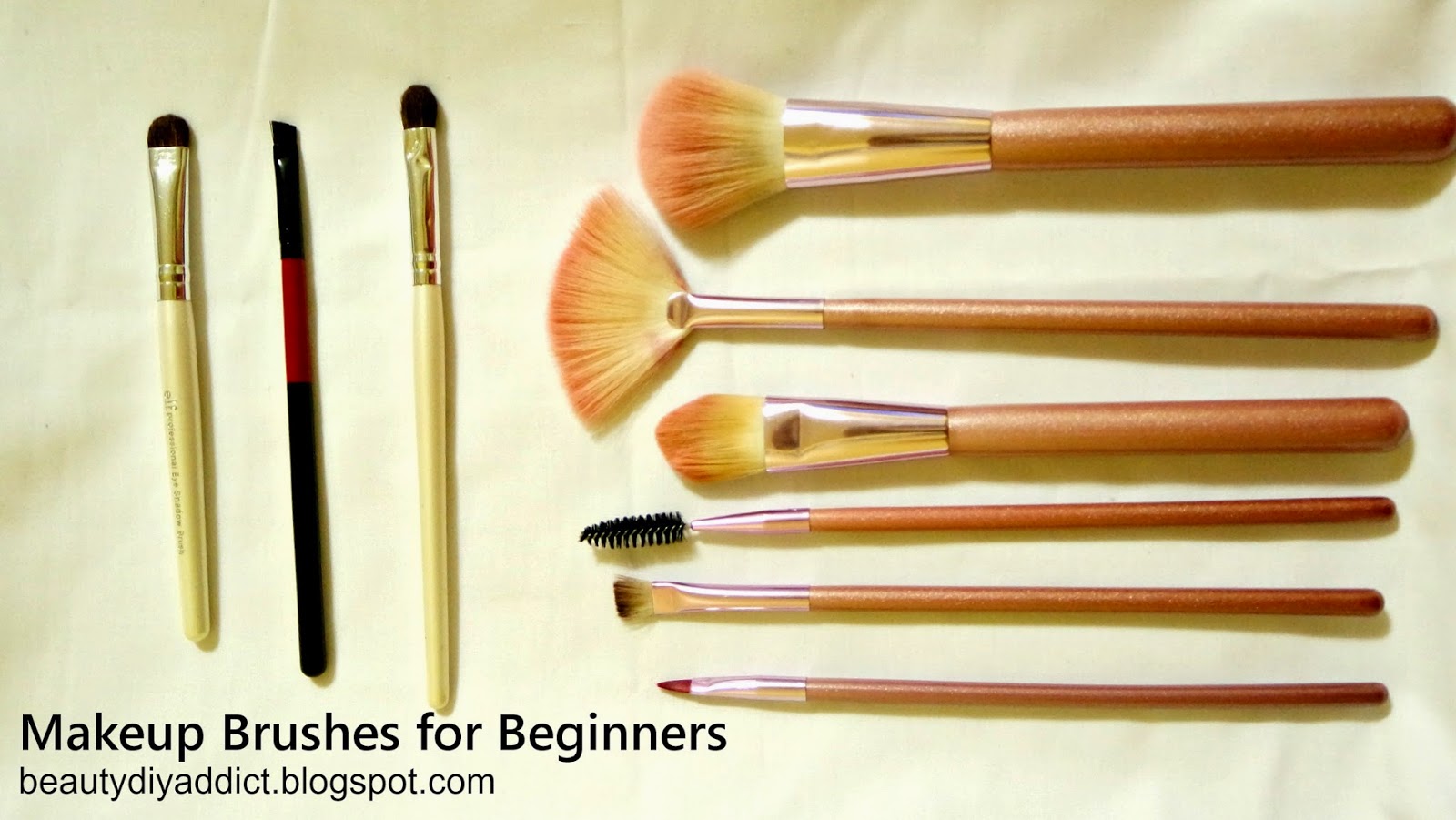 Beauty DIY Addict Makeup Brushes for Beginners