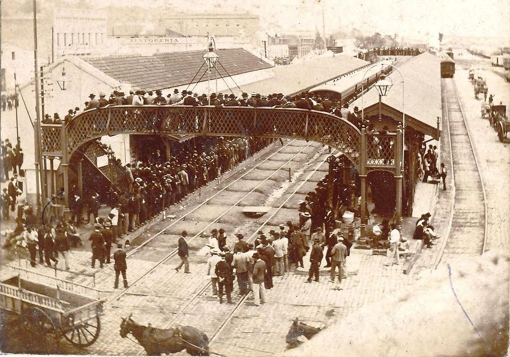 1898-ESTACION RETIRO - FFCC CENTRAL NORTE DE BUENOS AIRES - EN 1899 LO ABSORBE EL CENTRAL ARGENTINO
