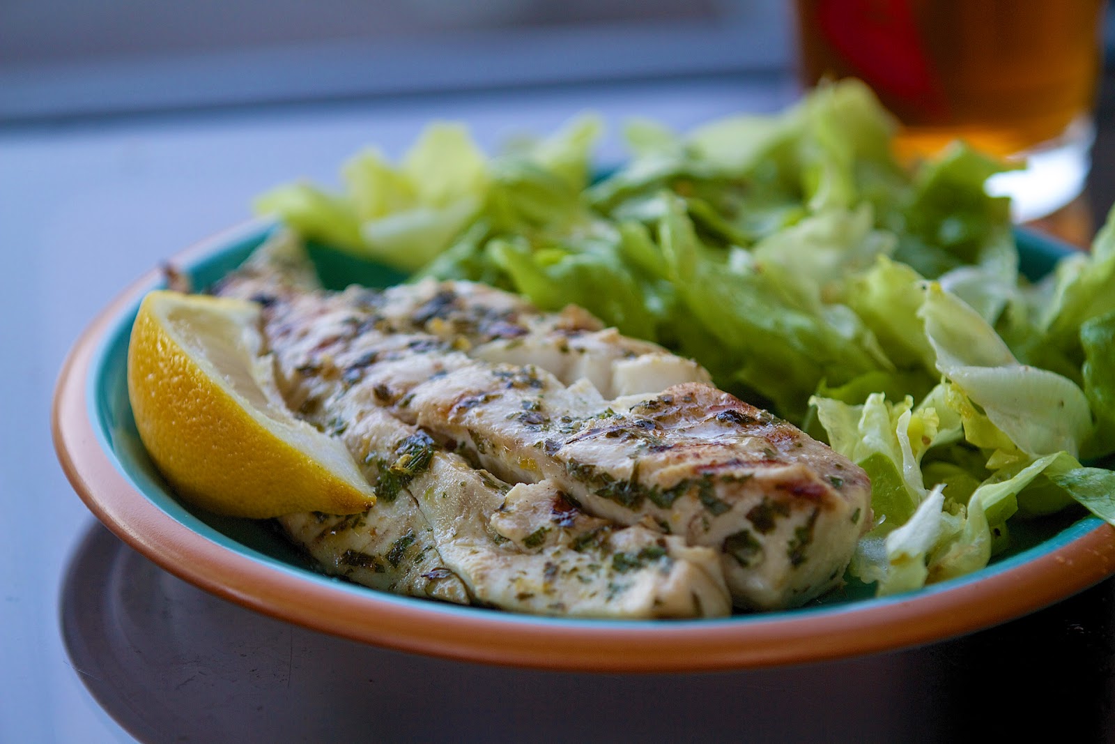 Grilled Fresh Striped Bass Local Food Rocks
