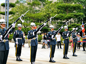 Guard Changing Ceremony at Martyr Shrine Taipei