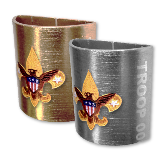 Moritz Scouting News Custom Metal Neckerchief Slides