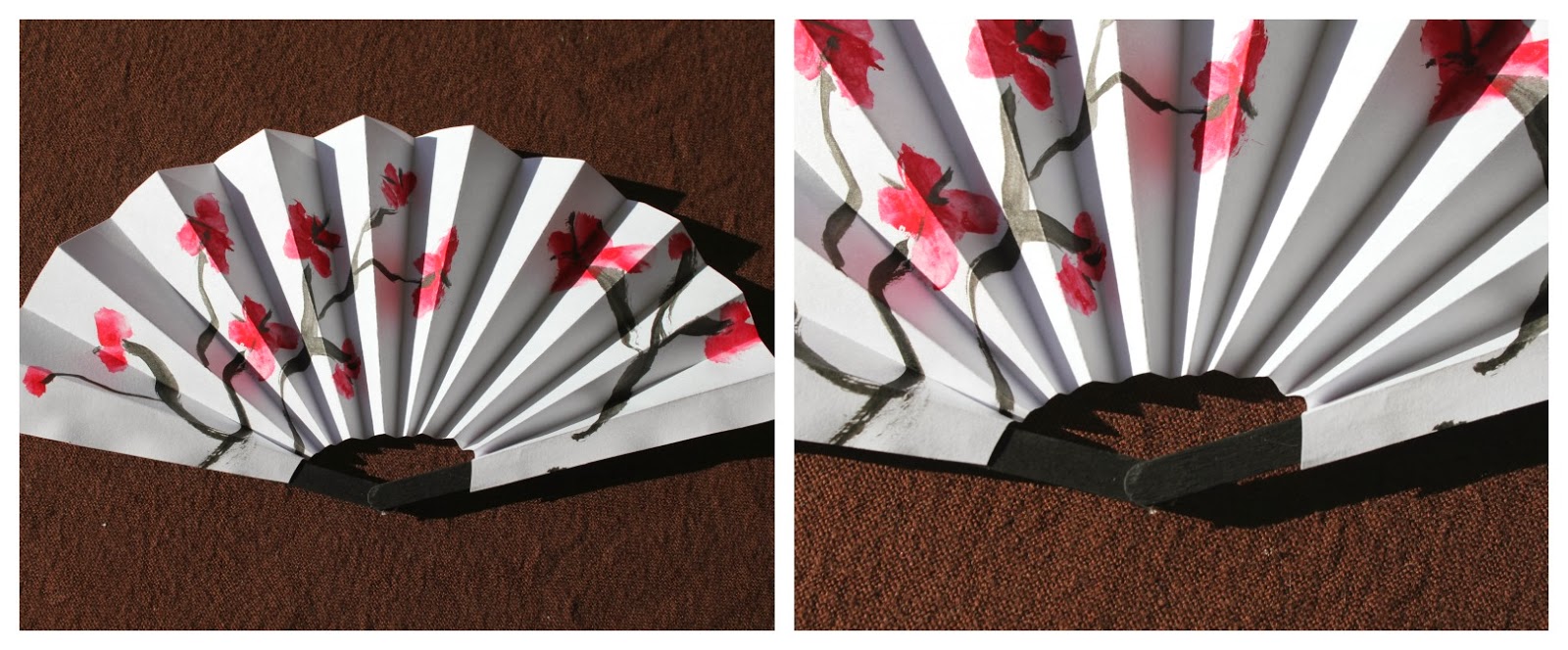 Marie's Pastiche Chinese Fans {How to Make an Ornamental Fan}