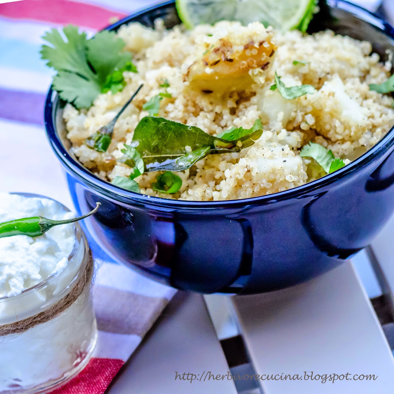 Herbivore Cucina Quinoa Sabudana Khichdi