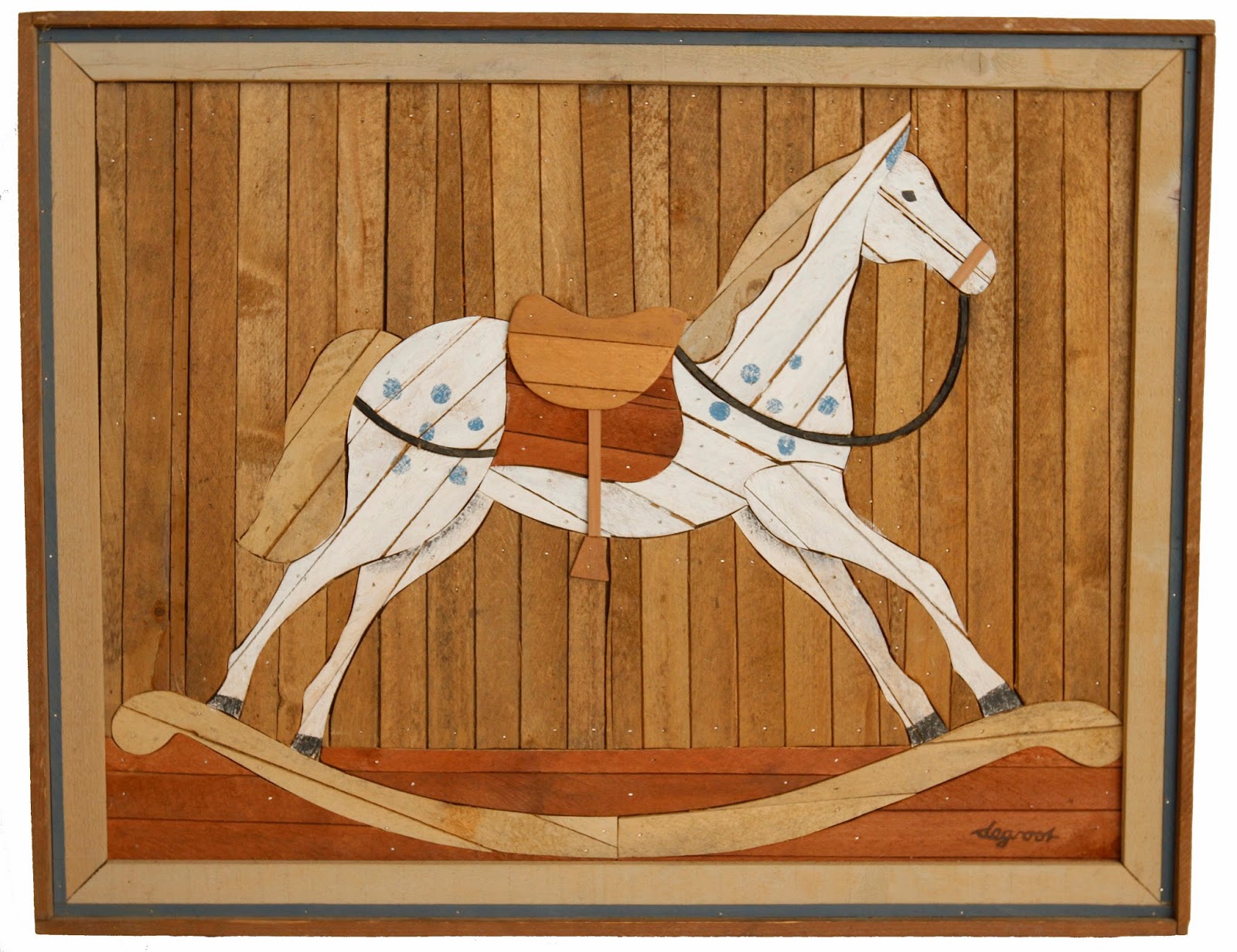 Theodore DeGroot Rocking Horse Lath Art