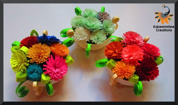 quilled flower basket kalanirmitee creations paper quilling flower basket