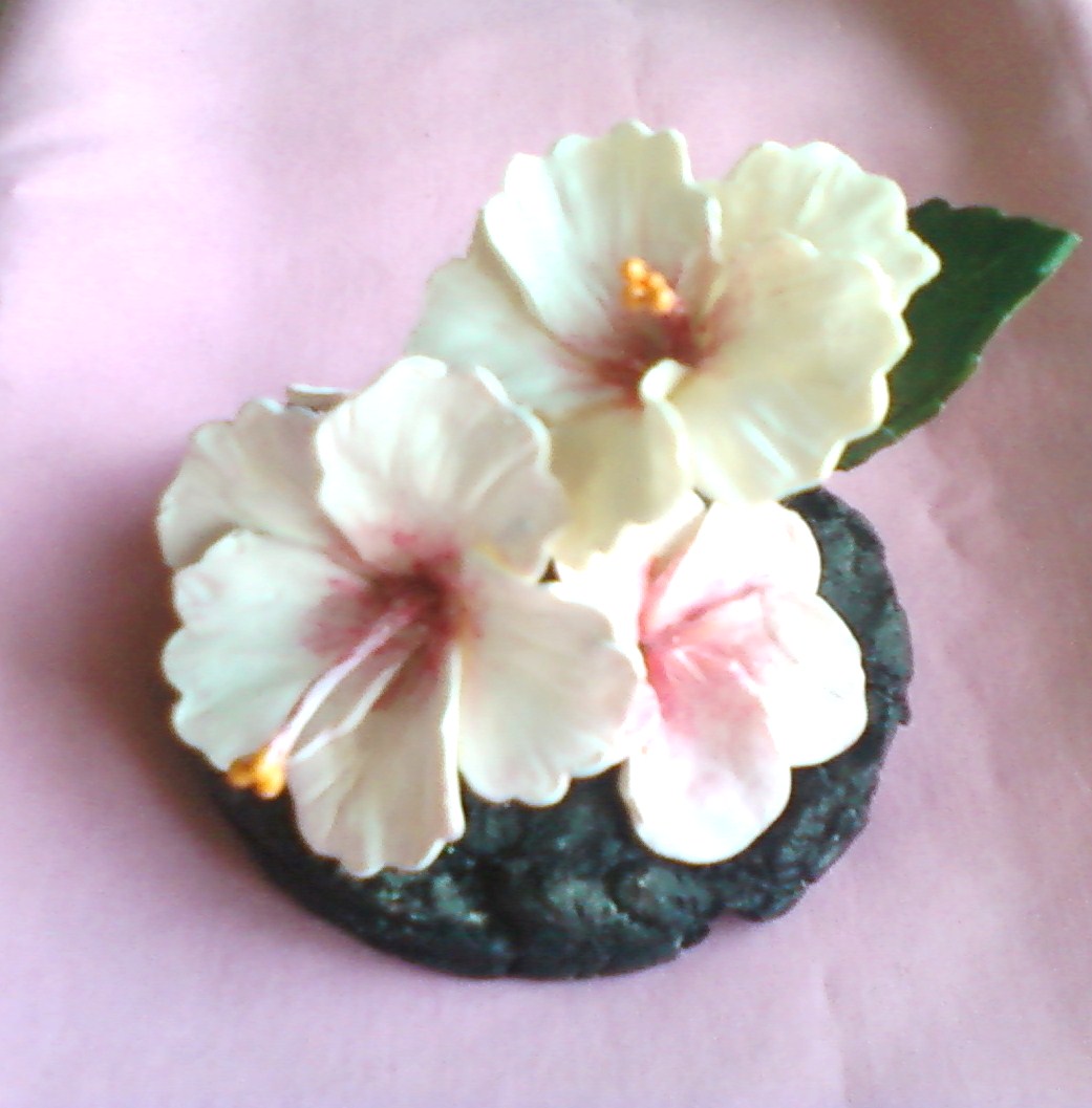 Anitakumarcrafts Clay Hibiscus