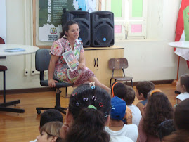 Na casa da Cultura em Treviso, com alunos da escola Udo Deeke, professora Denise Losso.