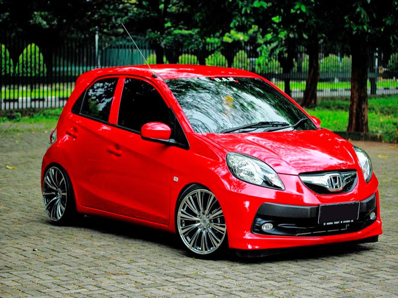 modifikasi mobil honda brio ceper