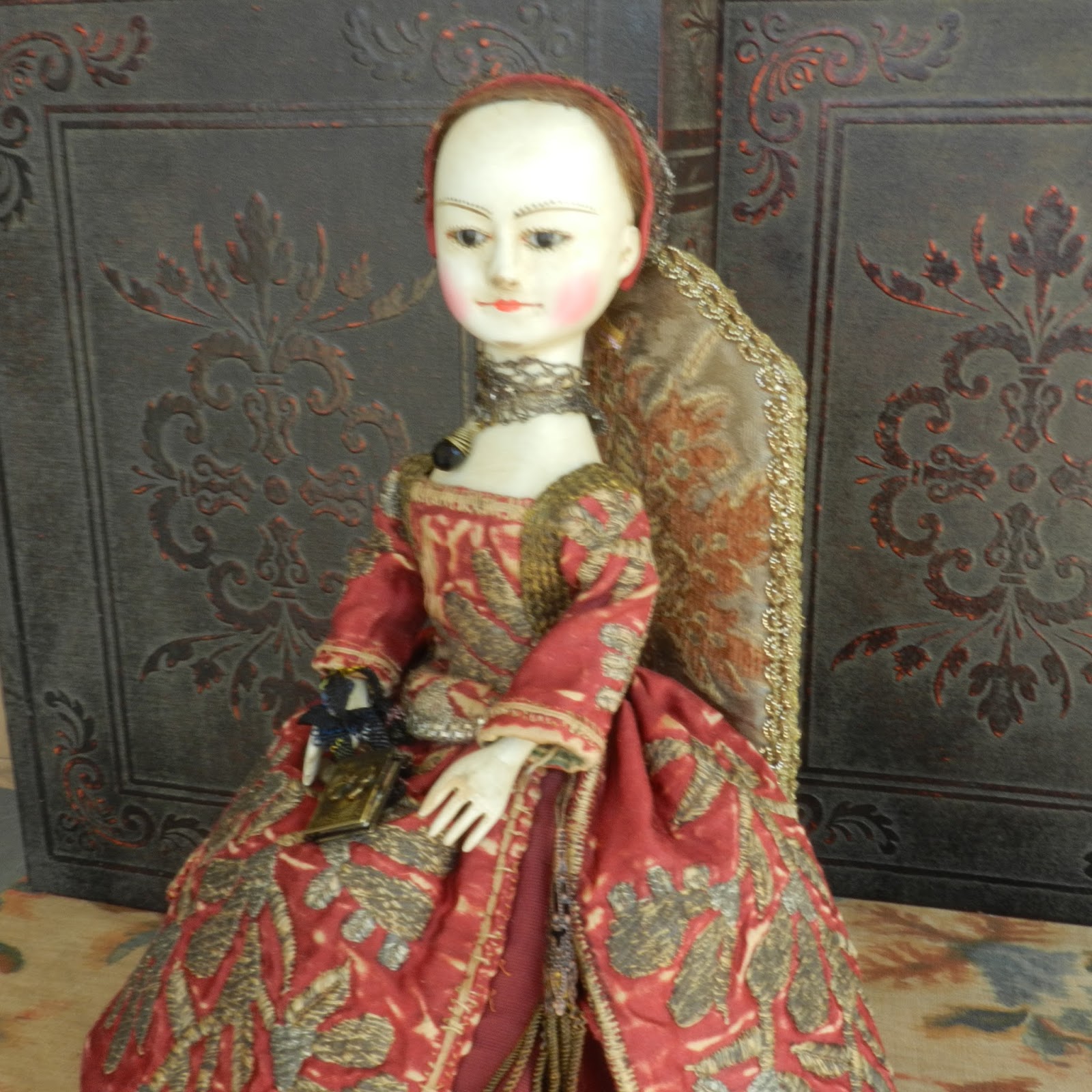 The Old Wooden Sisters Queen Anne doll available for sale