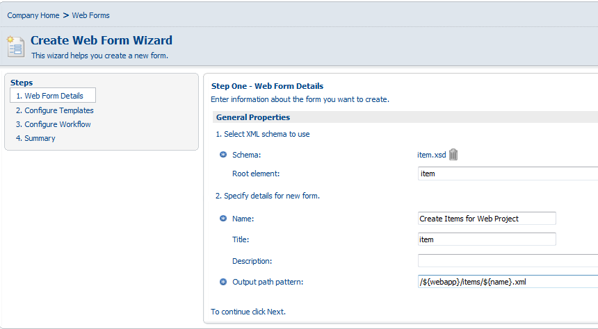 html form to xml