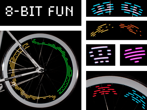 Monkey Light:  frikismo led para la bici
