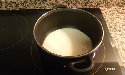 calentamos la leche