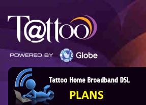 list of tattoo home broadband dsl plans top list philippines globelines broadband flyers