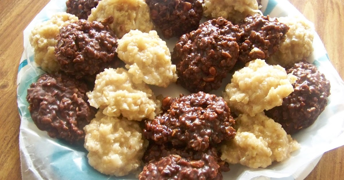 Connor's Cooking Coconut Oatmeal No Bake Cookies