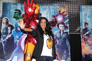 Neha and Others Celbs at Premiere of 'The Avengers'