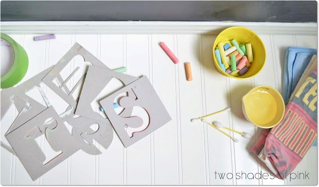 Two Shades of Pink: A Happy, Summer Chalkboard