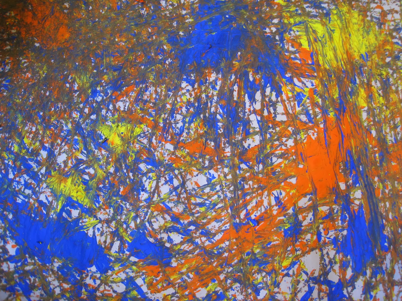 PS77 Brooklyn Art News Action Painting!