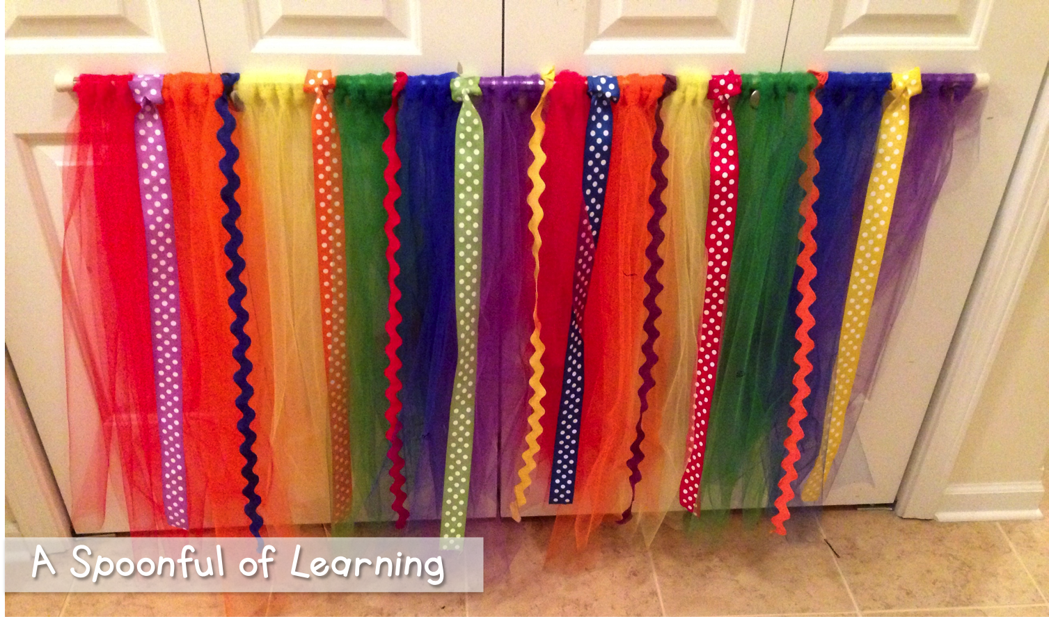 DIY Classroom Curtains NO Sewing or Gluing! A Spoonful of Learning